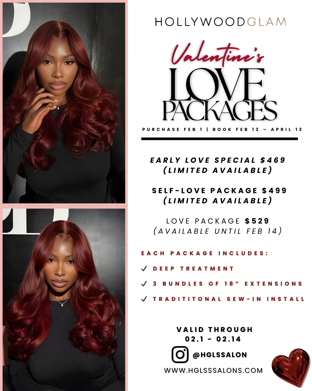 Valentine’s Sew-In Love Package | Limited Edition